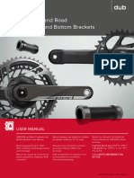 Dub MTB and Road Cranksets and Bottom Brackets User Manual
