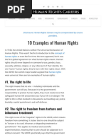 10 Examples of Human Rights - Human Rights Careers