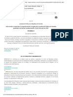 Leyes Desde 1992 - Vigencia Expresa y Control de Constitucionalidad (CONSTITUCION - POLITICA - 1991)