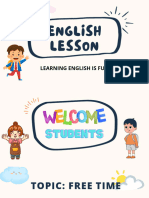 English Lesson: Learning English Is Fun