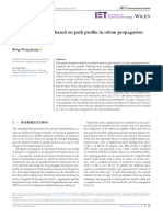 Path Loss Modelling Based On Path Profile in Urban