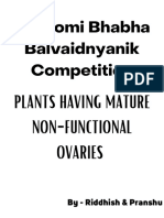 Plants Having Mature Non-Functional Ovaries