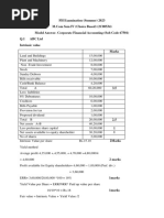 Sem IV CFA Solution