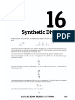 Synthetic division