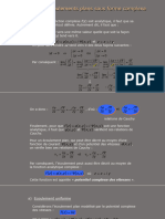 Ecoulements Potentiels Complexes