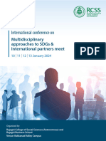 International Conference On: Multidisciplinary Approaches To Sdgs & International Partners Meet