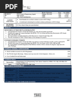 Sample CV Format