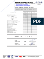 Report e de Calibracion Maquina - LH012986C