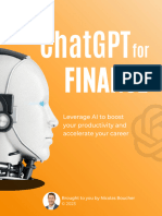 ChatGPT For Finance - Guide