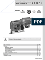 Moteur de Rideau À Enroulement À Arbre Creux DFM/DFE 100, 170, 250, 350, 500 Et 750 WFM/WFE 170