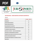Metodologia de Como Montar Um Projeto Desportivo