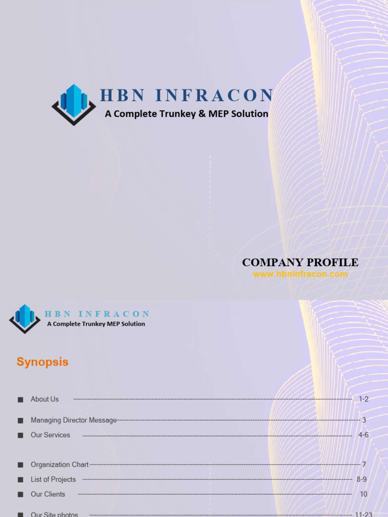 HBN Mep Company Profile | PDF | Engineering | Physical Sciences