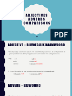 Adjectives Adverbs Comparisons
