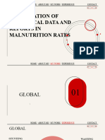 Presentation of Statistical Data and Reports On Malnutrition Rates