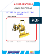 PD - Plainas Dianteiras: PD VTR BH 180/194 G4 BT CDC Jy Gal