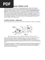 How Autonomous Vehicles Work