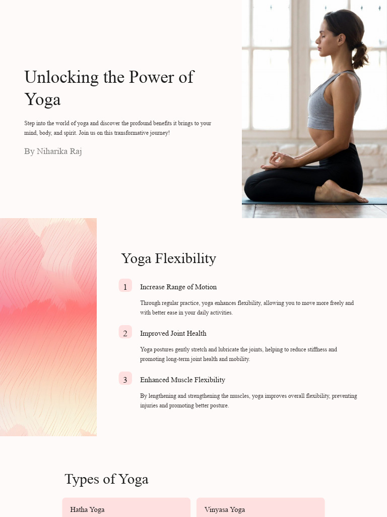 Unlocking The Power of Yoga | PDF | Asana | Hatha Yoga