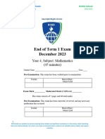 Math Term 1 Year 4 2023-2024 NCES Make Up