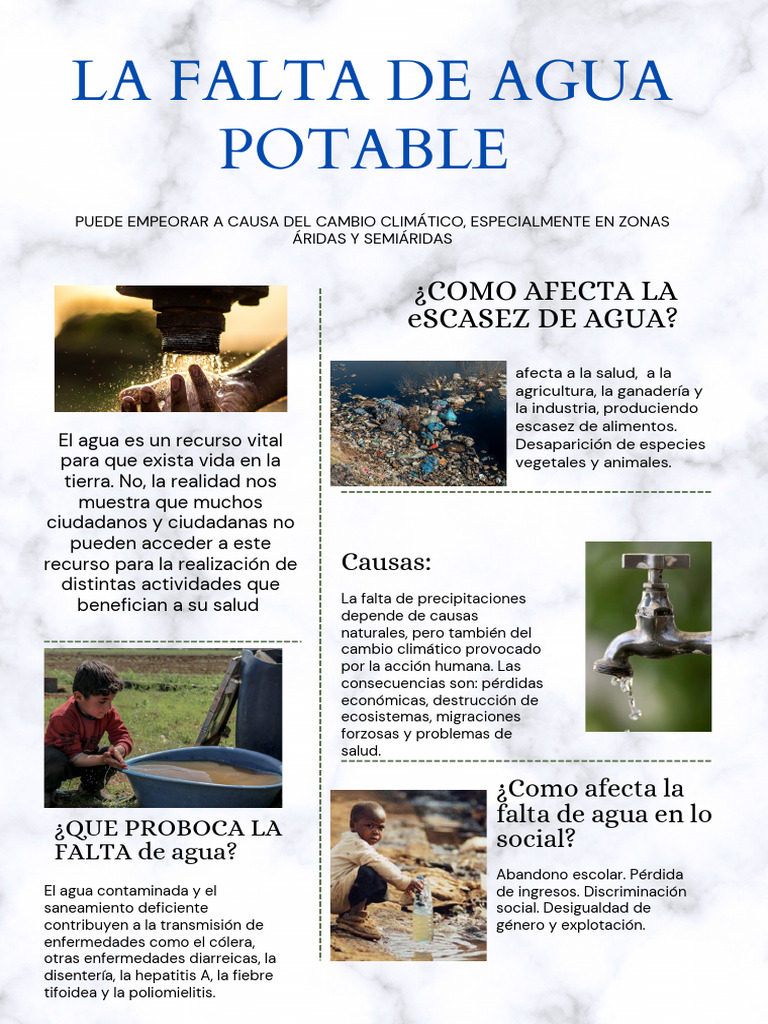 La Falta de Agua Potable | PDF