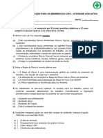 Prova Formacao de CIPA Completo