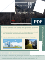 Urbanisation Presentation 