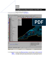 Cara Menampilkan Koordinat Pit Boundary