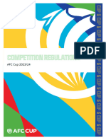 AFC Cup 2023 24 Competition Regulations