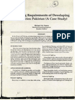 Lighting Requirements of Developing Countries