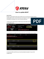 How To Flash The BIOS