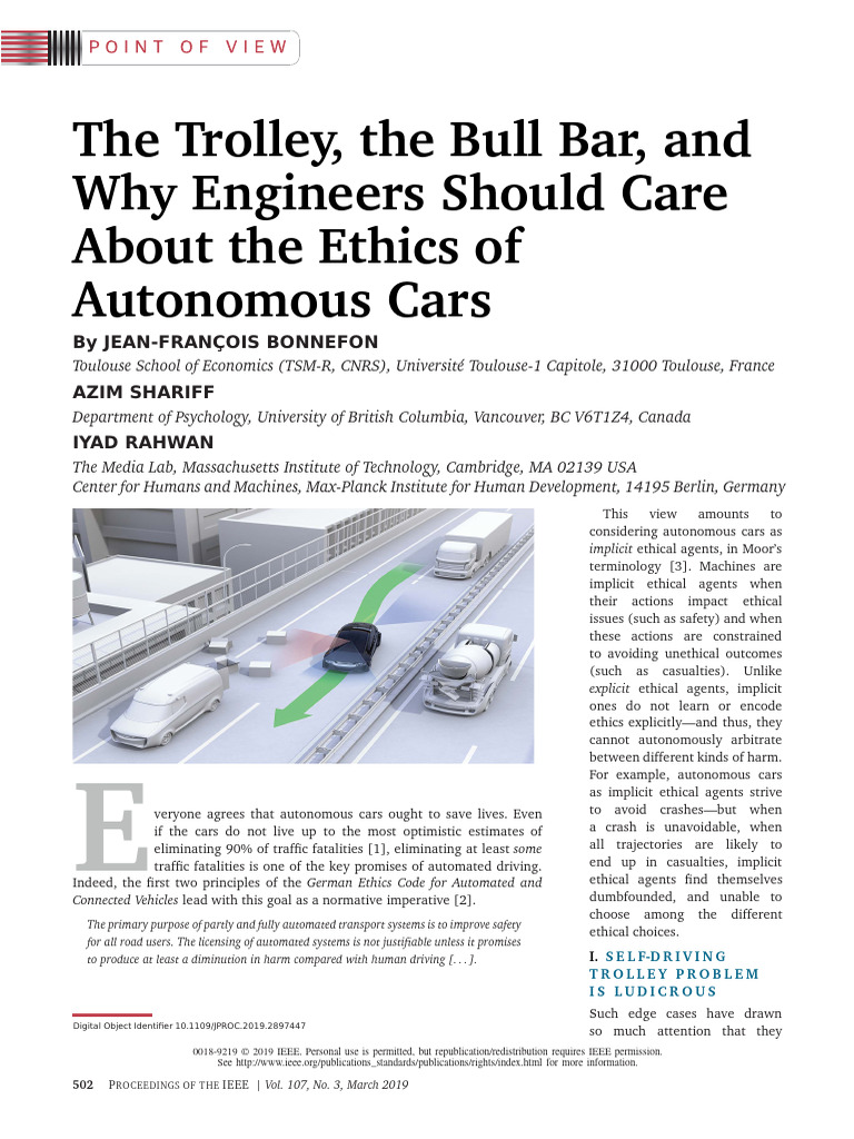 The Trolley The Bull Bar and Why Engineers Should Care About The Ethics ...