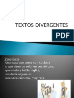 Textos Divergentes