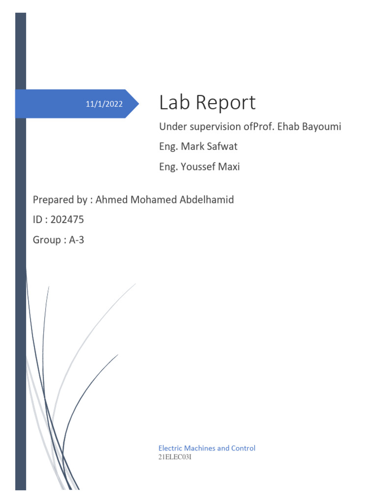Electrical Lab Report | PDF