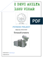Transformer XII Physics Investigatory Project