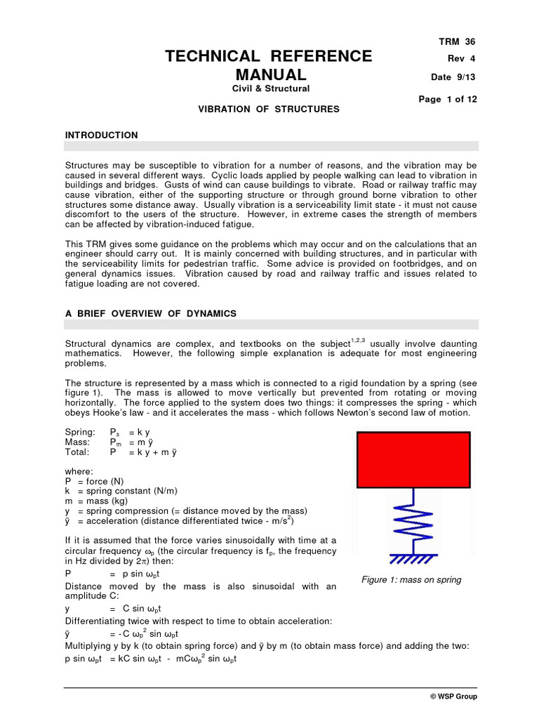 Vibration Analysis in Structural Engineering | PDF