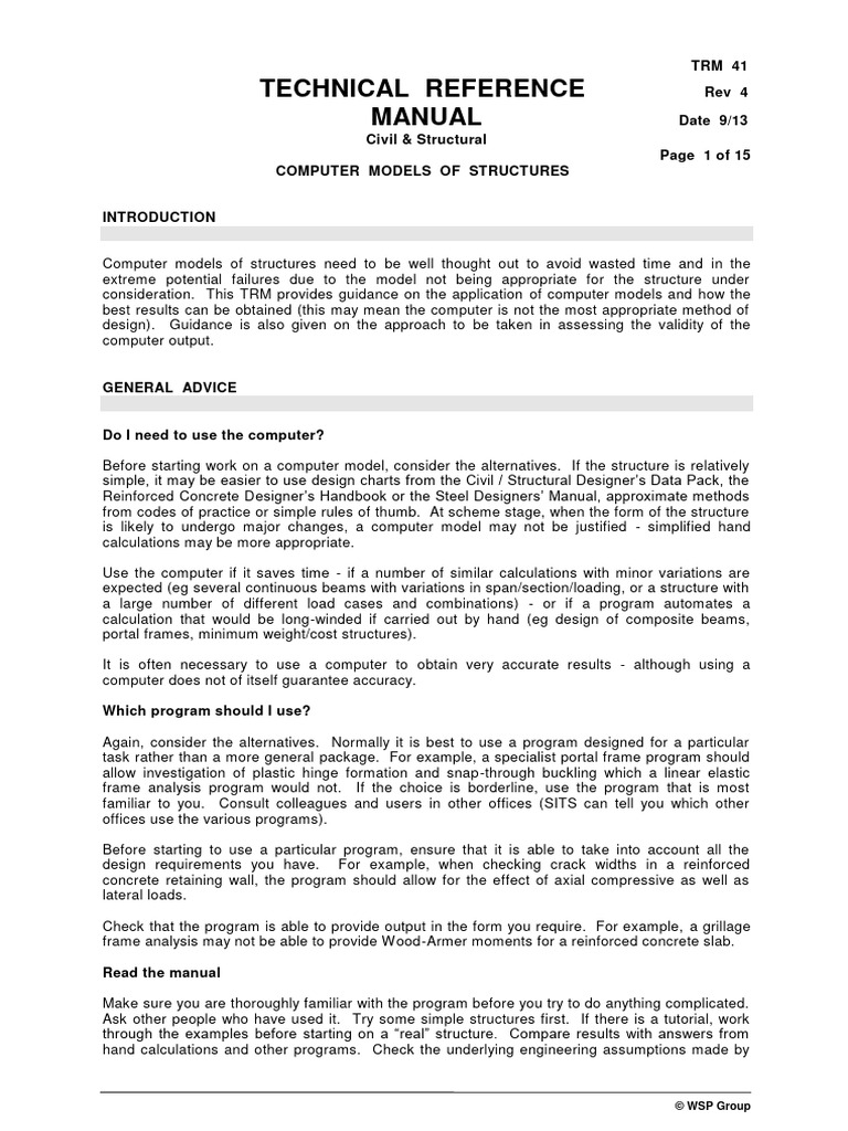 Trm041 computer models pdf beam structure bending