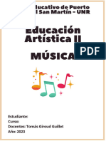 2023 Educación Artística II MÚSICA - Aula Virtual