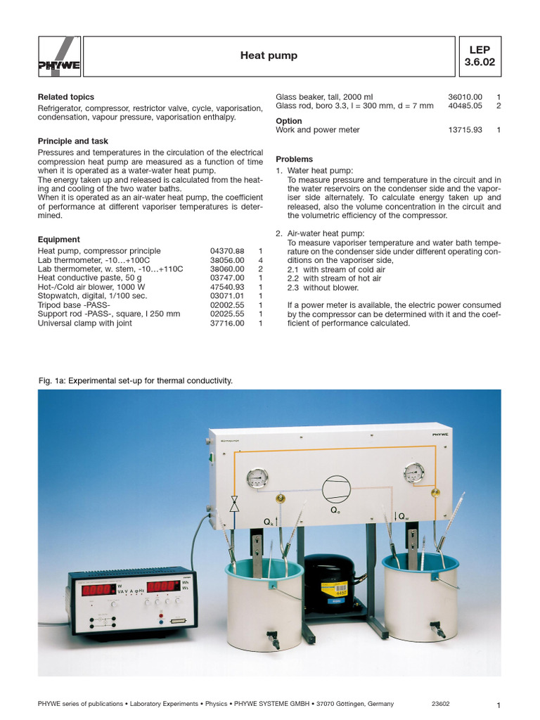 Heat Pump | PDF