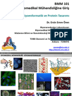 BMM-101 Biyoenformatik