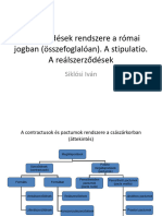 A Szerződések Rendszere A Római Jogban Összefoglalóan-A Stipulatio-A Reálszerződések-2023