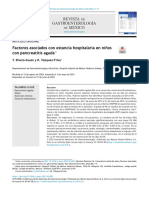 Factores Asociados Con Estancia Hospitalaria en - 2023 - Revista de Gastroentero