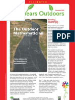 The Outdoor Mathematician: Early Years Outdoors Learning 