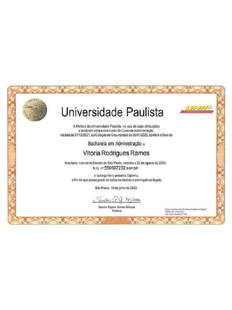 Como Conseguir Diploma Unip | PDF