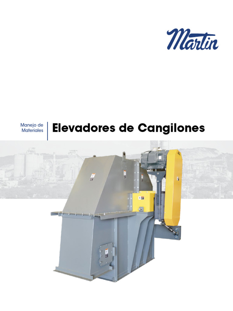 Ficha Técnica de Elevadores de Cangilones | PDF | Abrasivo | Acero