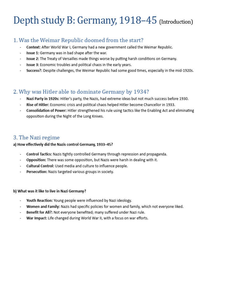 Germany, 1918-45 (Introduction) | PDF