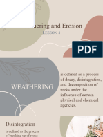 Weathering and Erosion Lesson 4