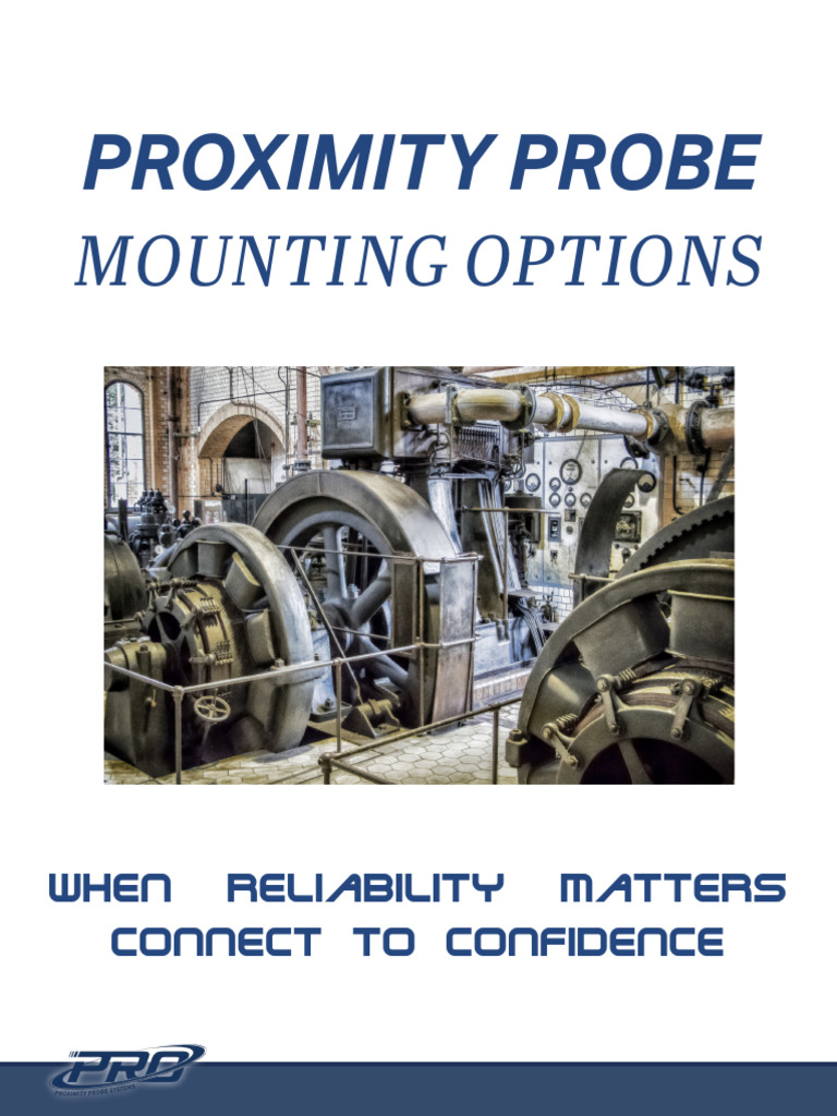 Proximity Probe Mounting Methods | PDF | Bearing (Mechanical ...