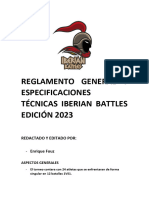 Reglamento Iberian Batalles 2023 (Esp)