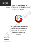 Compiler Assignment - 1-5 Unit Aktu