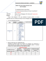 Informe Técnico Pedagógico - Secundaria - Modelo