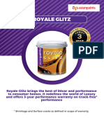 Royale Glitz Cba Warranty Booklet